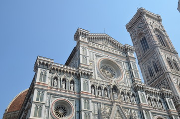 Fototapeta premium Florence, façade de la cathédrale