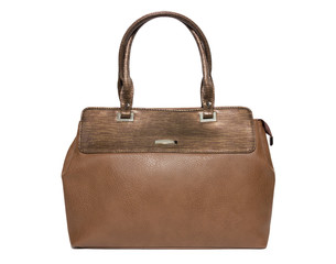 female handbag on a white background