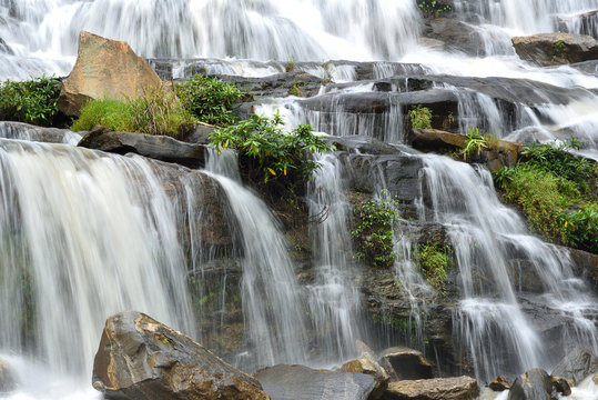 Mae Ya waterfall, Doi Inthanon national park, Chiang Mai, North of Thailand