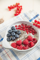 Joghurt mit Beeren 