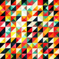 Abstract Colorful Triangles Background Design