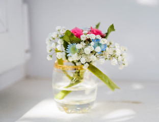 boutonniere for the groom Flower bouquet