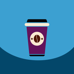  flat vector icon design collection coffee to go