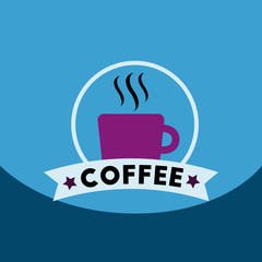 flat vector icon design collection cup of hot coffee