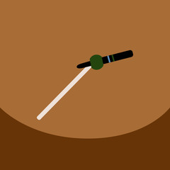 flat vector icon design collection microphone in flat style