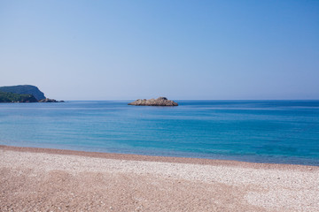 Fototapeta na wymiar Montenegro seashore beach