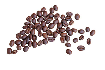 coffee isolated on a white background