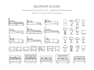 the interior of bedroom
