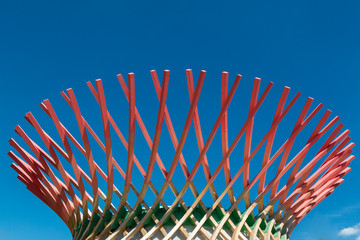 Wooden Curved Structure: Building with Modern Architectural Desi