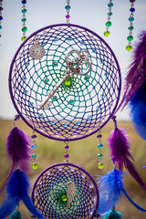 photo of a dreamcatcher made by hand