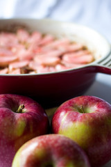 apple crisp close up 