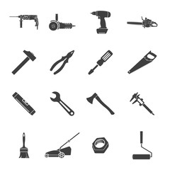 Obraz premium Tools icons set.