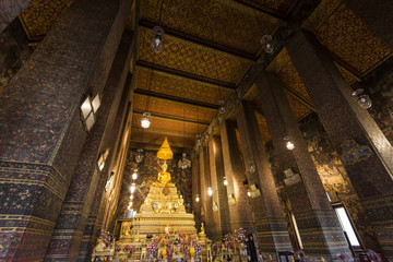 Fototapeta na wymiar Phra Ubosot of Wat Pho, Bangkok, Thailand