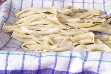 Sagne ncannulate (pasta riccia)