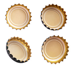 Beer bottle cap, isolated on white