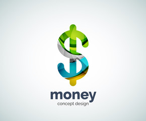Vector dollar logo template