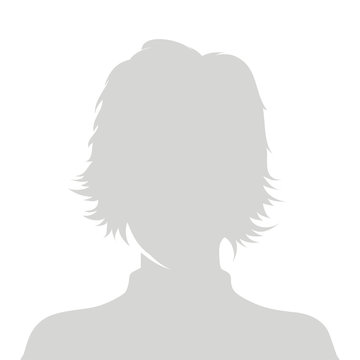 Profile picture illustration - woman vector
