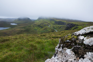 Quiraing Gebirge, Isle of Skye, Schottland