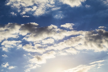 Obraz premium Sky with clouds