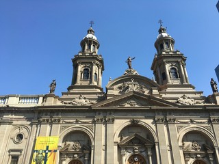 Obraz premium cathedral in Santiago Chile