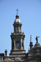 Fototapeta na wymiar cathedral in Santiago Chile
