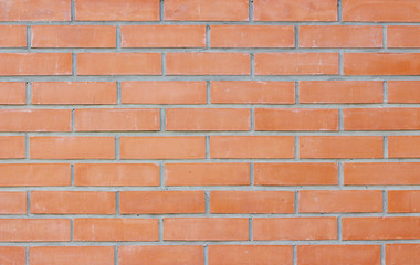 Red brick wall texture background.