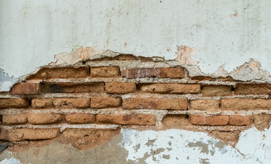 Cracked wall