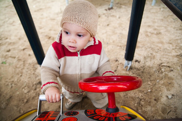 Child on playground