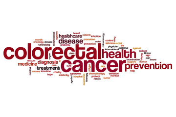 Colorectal cancer word cloud