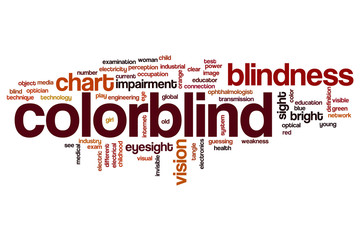 Colorblind word cloud