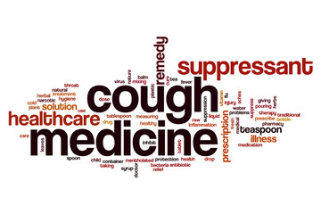 Cough medicine word cloud