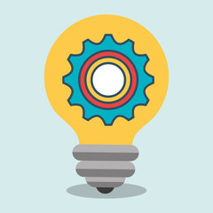 idea gear wheel icon vector illustration eps 10