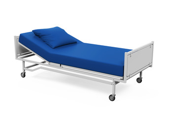 Hospital Bed Isolated