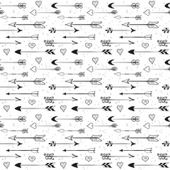 Fototapeta premium Seamless pattern with arrows.