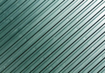 Cyan metal plate surface.