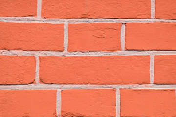 Obraz premium Red brick wall texture.