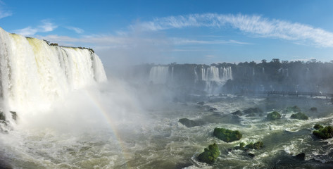 Obraz premium The majestic Iguazu Falls, a wonder of the world