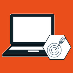 laptop apps icon vector illustration eps 10