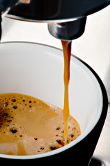 preparation of espresso coffee