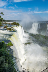 The majestic Iguazu Falls, a wonder of the world