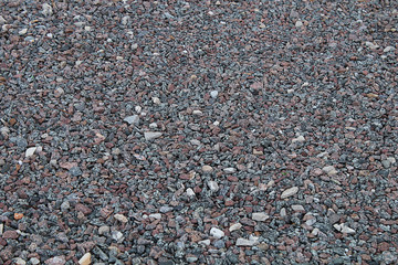 background of scattered gravel stones