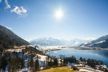 Beautiful mountain lake in Austria
