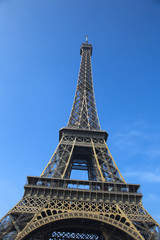 Eiffel tower in Paris, France