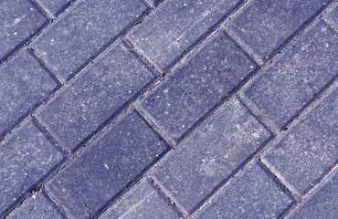 Close-up of color pavement cobble stones.