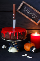 Bleeding monster cake.