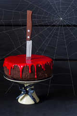 Bleeding monster cake. - 119923307