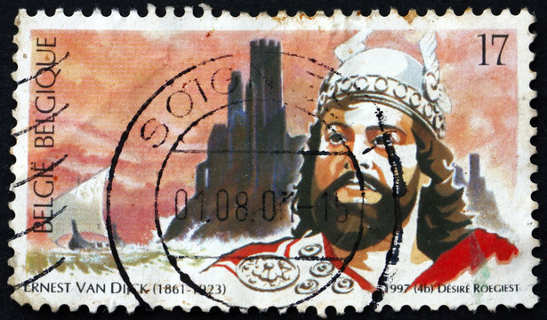 Postage stamp Belgium 1997 Ernest Van Dijck, Tenor