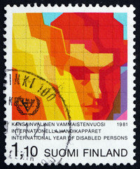 Postage stamp Finland 1981 International Year of the Disabled