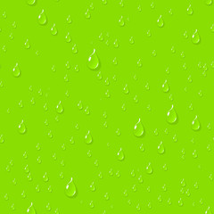 Water transparent drops seamless pattern.