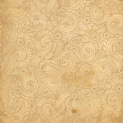 Seamless background in abstract style blue and beige